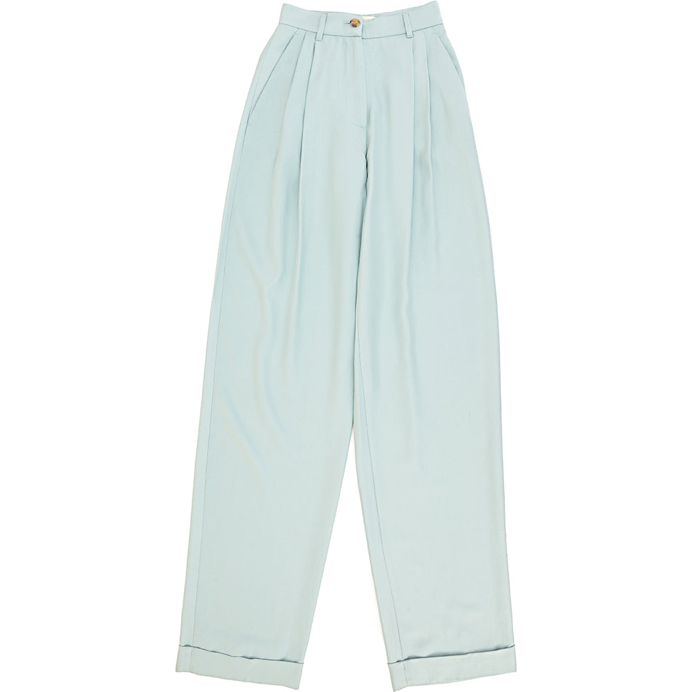 Bally Womens Ultra Flare Trousers in Baby Blue