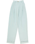 Bally Womens Ultra Flare Trousers in Baby Blue