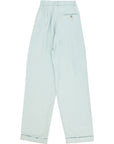 Bally Womens Ultra Flare Trousers in Baby Blue