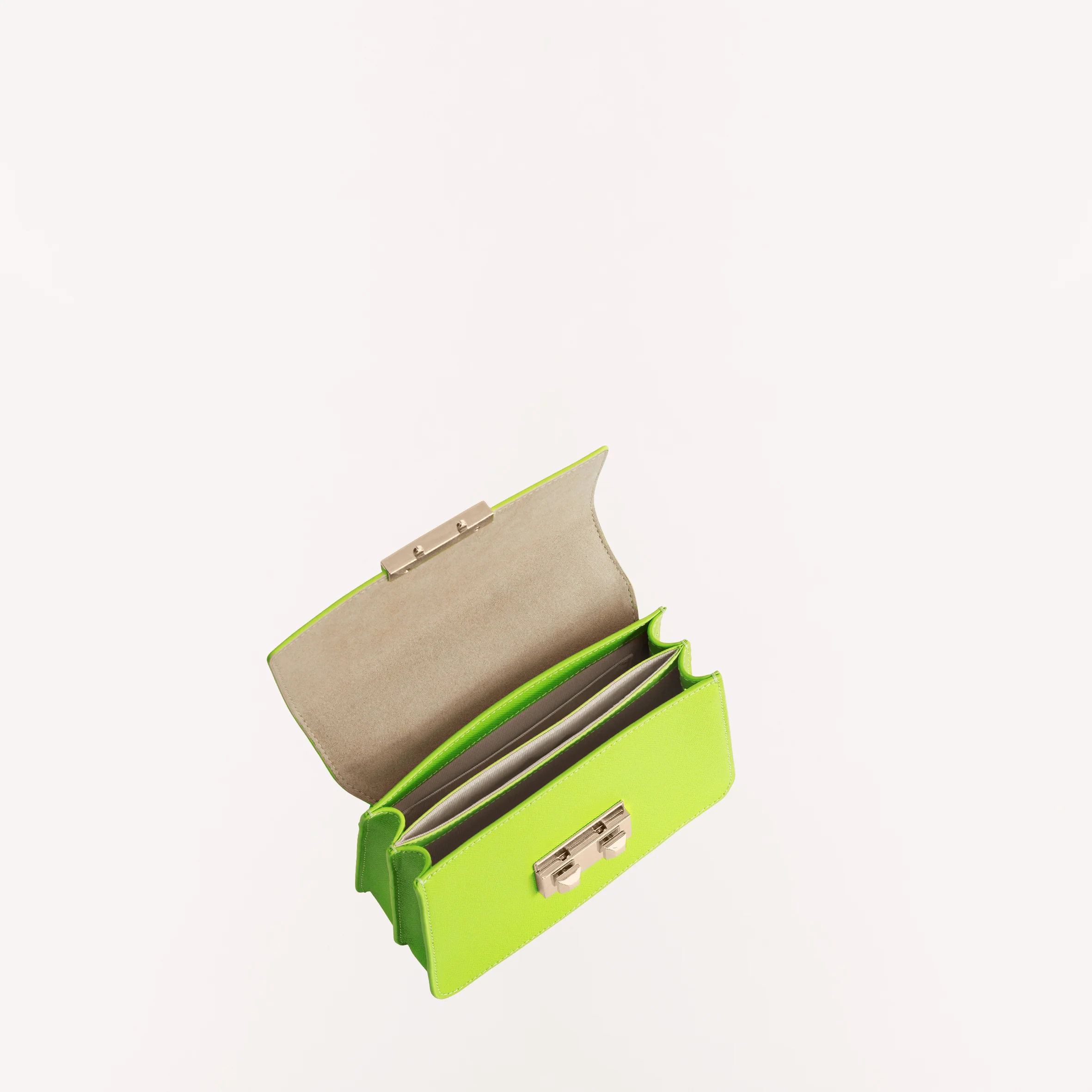 BELLA MINI TOP HANDLE IN YELLOW FLUO