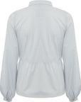 Abercrombie & Fitch Women's Blue Stripe Trapeze Shirt