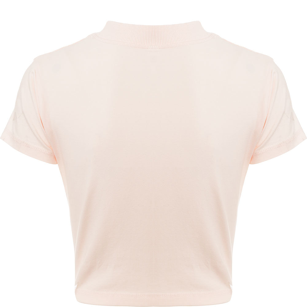 Reebok Women's Cream Small Central Logo Long Sleeve Top