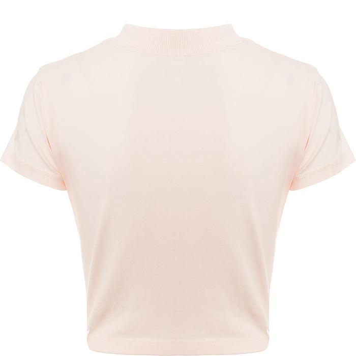 Reebok Women's Cream Small Central Logo Long Sleeve Top