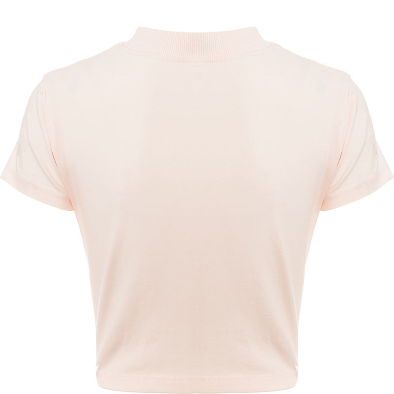 Reebok Women's Cream Small Central Logo Long Sleeve Top