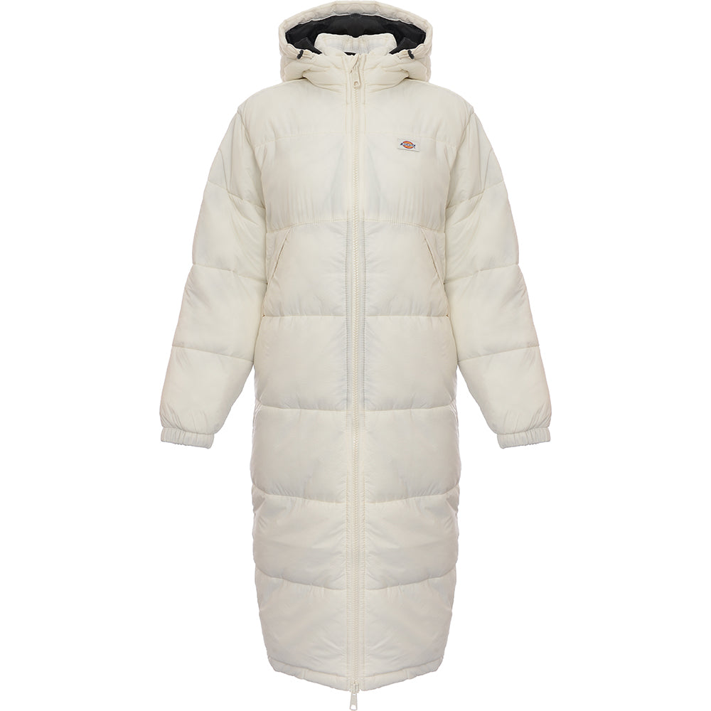 Dickies Women's Cream New Atlanta Long Puffer Coat