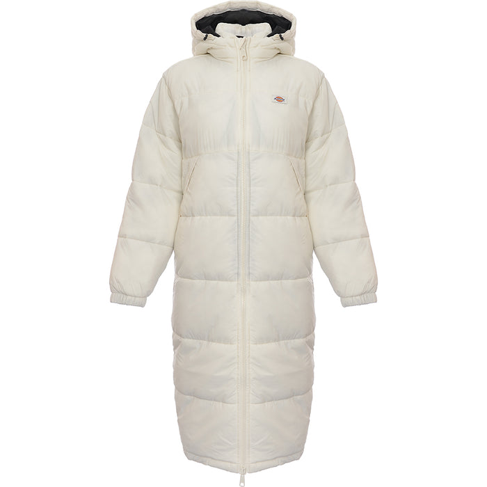 Dickies Women's Cream New Atlanta Long Puffer Coat