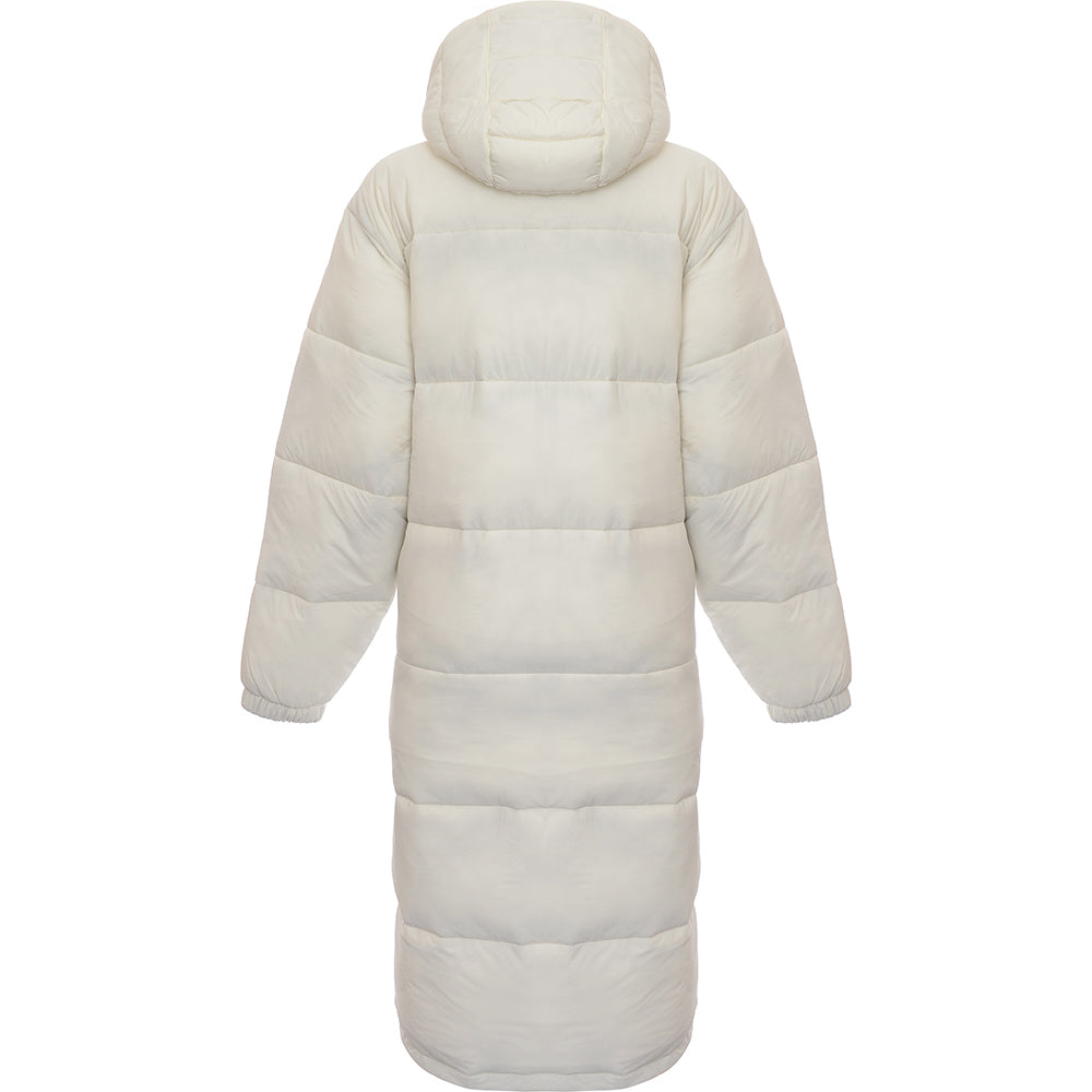 Dickies Women's Cream New Atlanta Long Puffer Coat