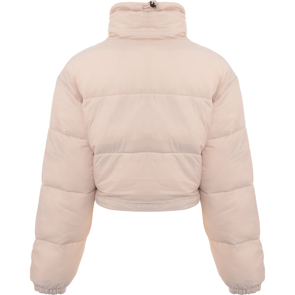 Dickies Women's Pink Alatna Cropped Puffer Jacket