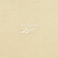 Reebok Women's Beige Central Logo Cropped T-Shirt