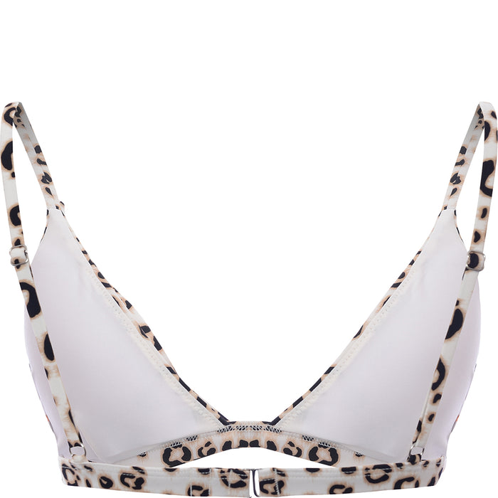 Superdry Women's Leopard Print Nevada Triangle Bikini Top