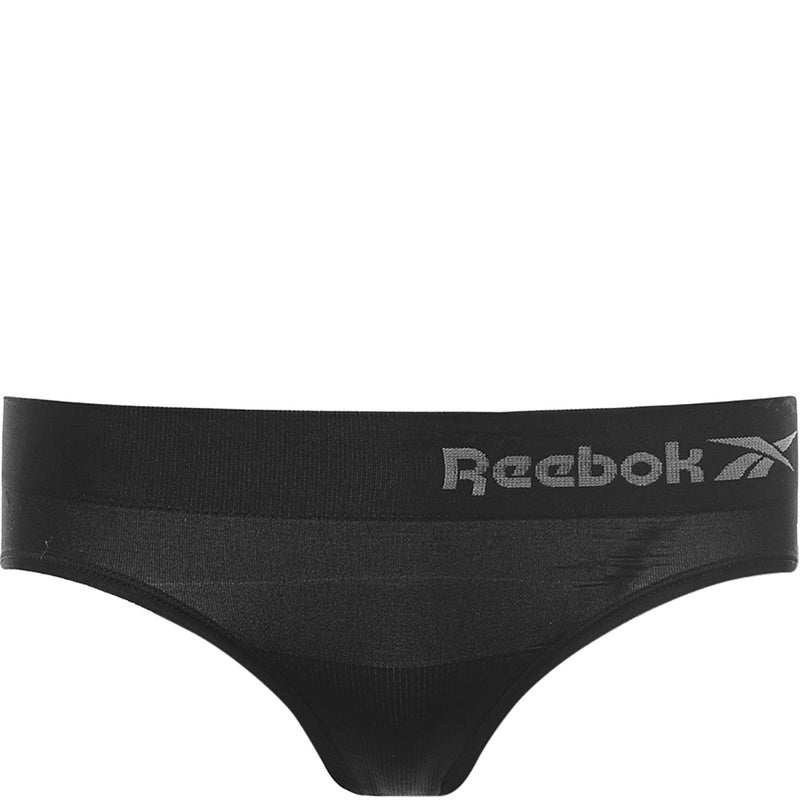 Reebok Women's 2 Pack Seamless Brief in Black