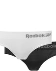 Reebok Womens Black 2 Pack Seamless Brief