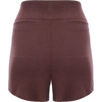 Abercrombie & Fitch Women's Dark Brown Knitted Short