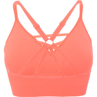 Reebok Women's Orange Flare Maryna Seamless Bra