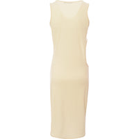 Fashion Union Womens Heavy Rib Midi Vest Dress With Hip Cut Out