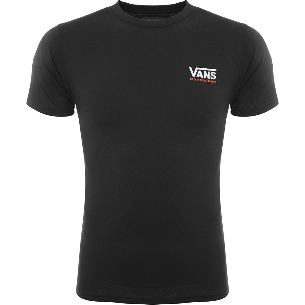 Vans Men's Black Paint The Town Back Print T-Shirt