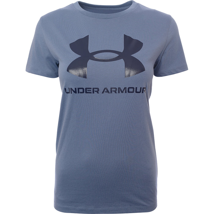 Under Armour Women's Blue Training Sportstyle Graphic T-Shirt