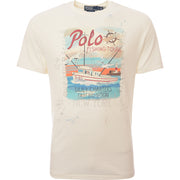Polo Ralph Lauren Men's White Vintage Fishing Tours T-Shirt