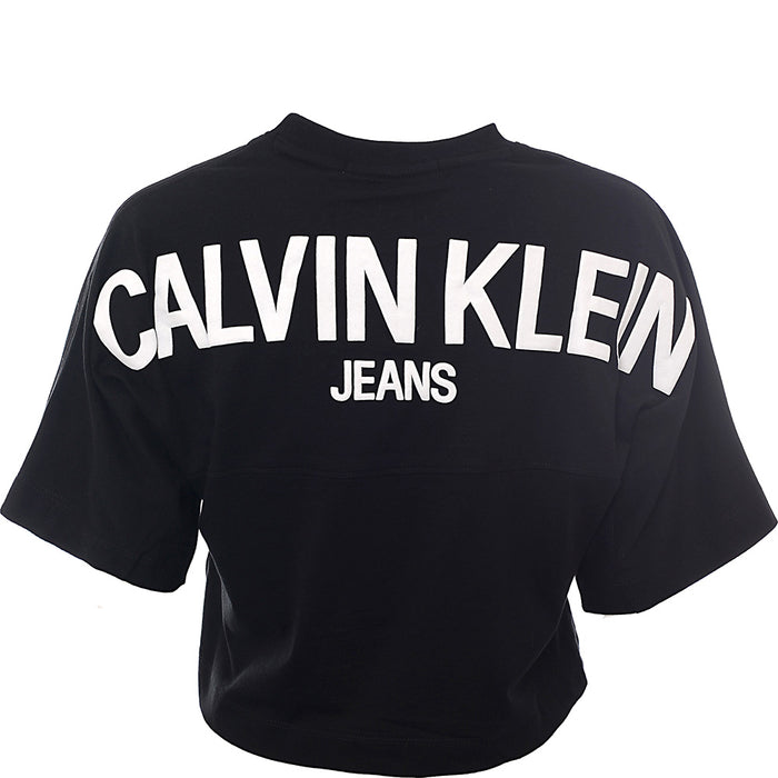 Calvin Klein Gloss wet look square neck unlined bralette in black