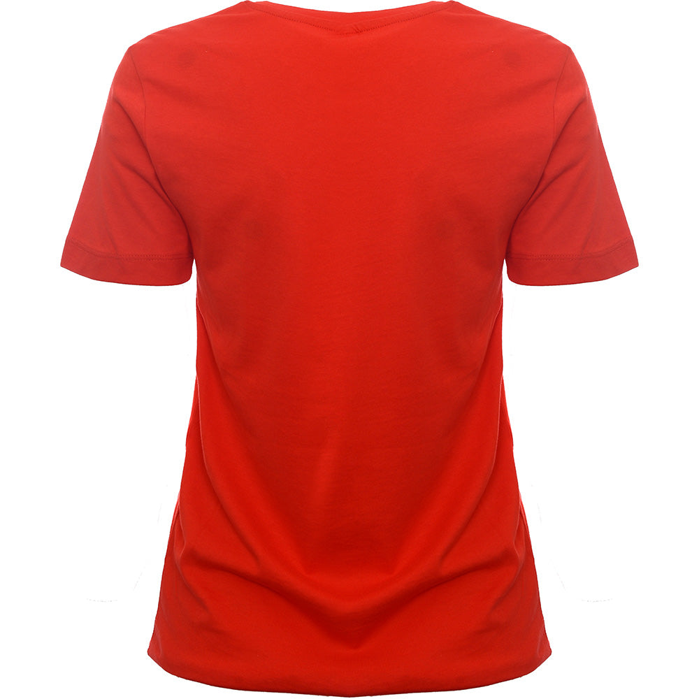 Rossignol logo-print cropped performance T-shirt - Orange