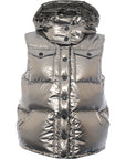 Authier Womens Taka Vest in Silver