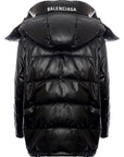 Balenciaga Womens Swing Puffer in Black