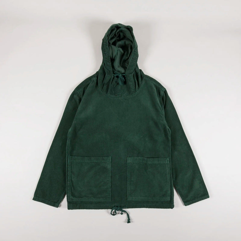 Checks Mens Green Cord Work Hoodie