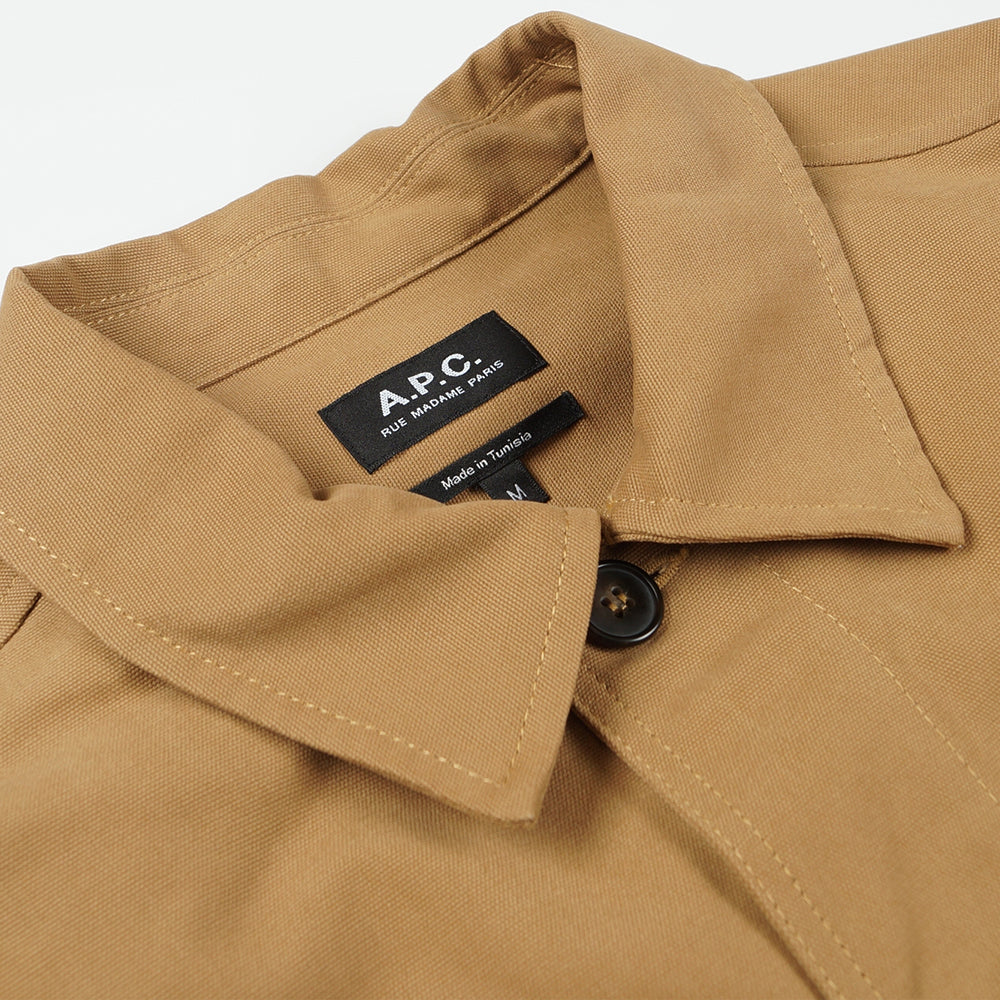 A.P.C Womens Veste Silvana Logo Caramel