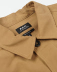 A.P.C Womens Veste Silvana Logo Caramel