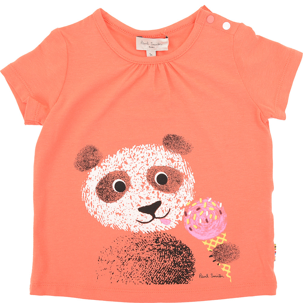 Paul Smith Baby Girls Lilianne T-Shirt in Orange