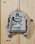 Mens Reese Cooper Research Wool Varsity In Grey