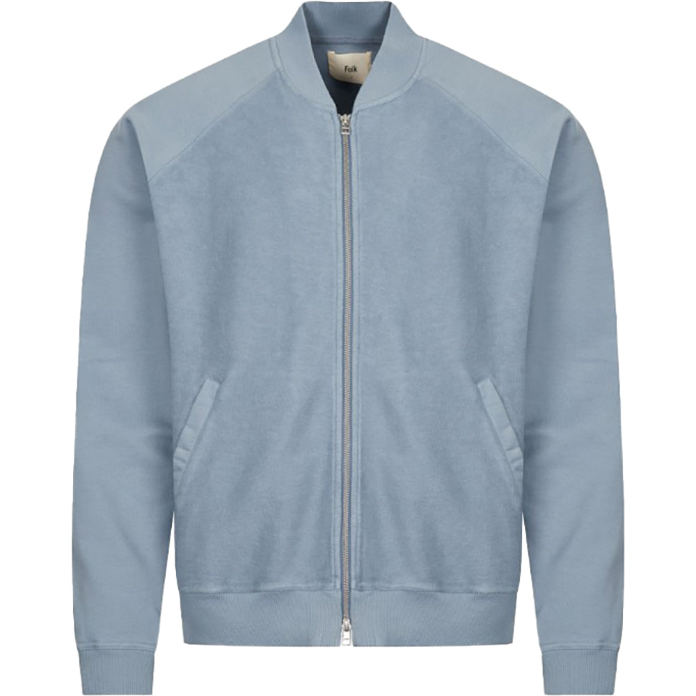 Folk Mens Rework Bomber Swt Blu