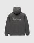 Affxwrks Mens Washed Black Hoodie