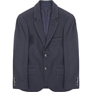 Hackett London Boys Piquet Jersey Cotton Blazer In Navy