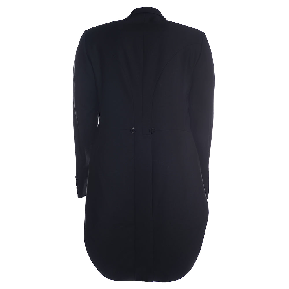 Men's Hackett, 110S Midnight Wool Suit in Black