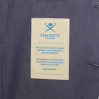 Hackett London Washed Contrast Twill Jacket in Navy