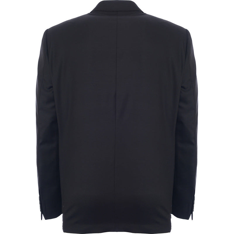 Hackett London Plain Wool Twill Jacket in Black