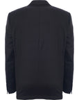 Hackett London Plain Wool Twill Jacket in Black