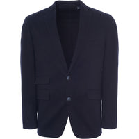 Hackett London Stretch Cotton Plain Jacket in Navy