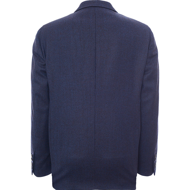 Hackett London Mens Micro Texture Jacket in Blue/Red