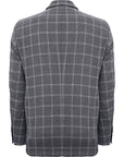 Hackett London Light Grey Windowpane Jacket in Light Grey