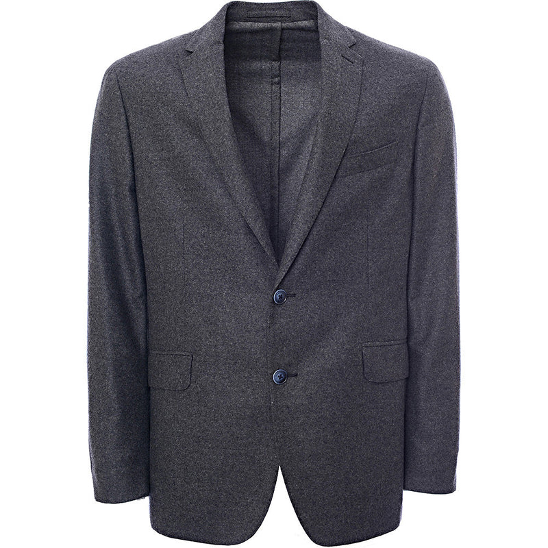 Hackett London Double-Faced Flannel Jacket in Grey