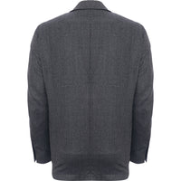 Hackett London Mens Multi Trim Flannel Check FP in Grey/Black