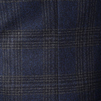 Hackett London Navy Grey Wool Check Jacket in Navy/Grey