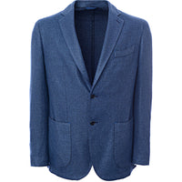 Hackett London Lub Cashmere Hopsack Jacket in Blue