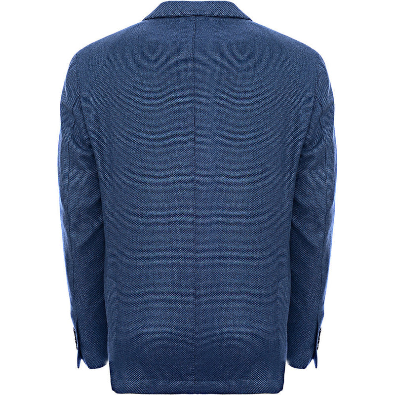 Hackett London Lub Cashmere Hopsack Jacket in Blue