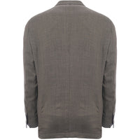 Hackett London Mens Hopsack Single Breasted Blazer in Taupe