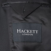 Hackett London Black Watch Shawl Collar Jacket in Green