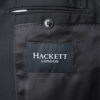 Hackett London Black Blazer in Black