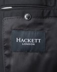 Hackett London Black Blazer in Black